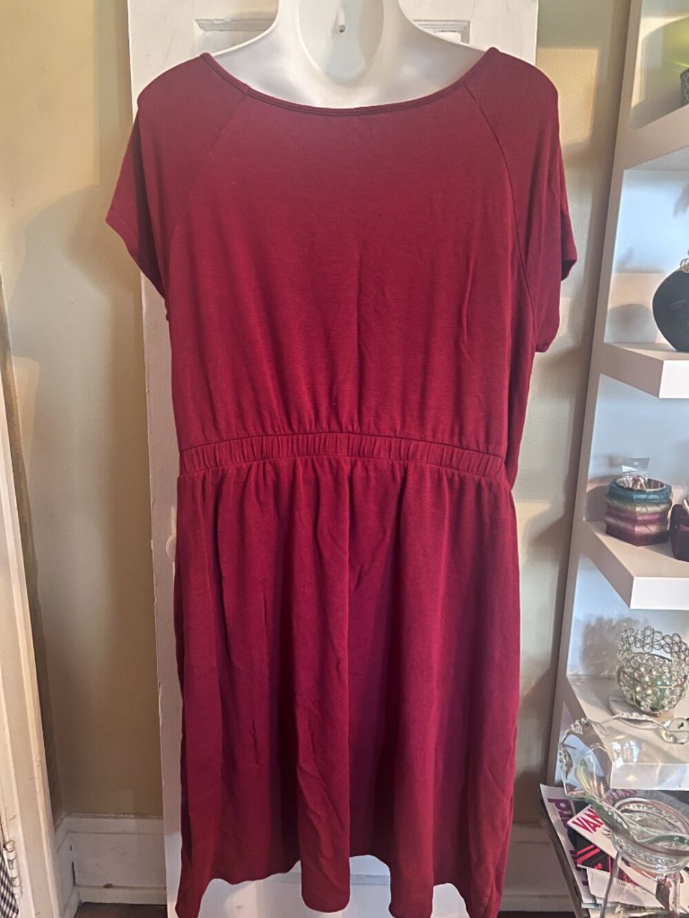 Dark Red Torrid Sleep Dress - 4 (26/28W) - Picture 2 of 4